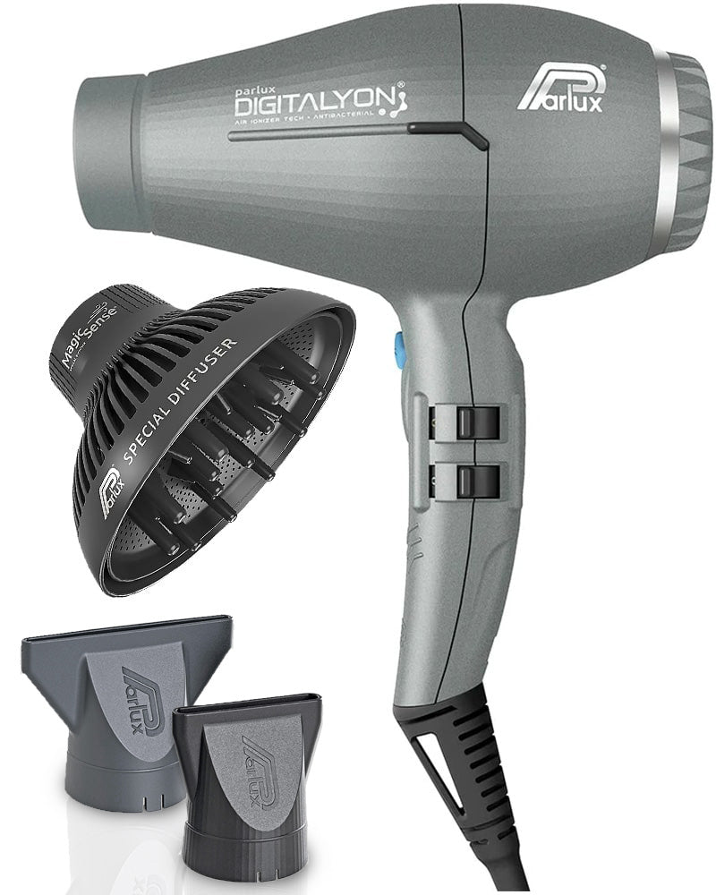 Parlux Digitalyon Dryer Plus Magic Sense Diffuser Anthracite