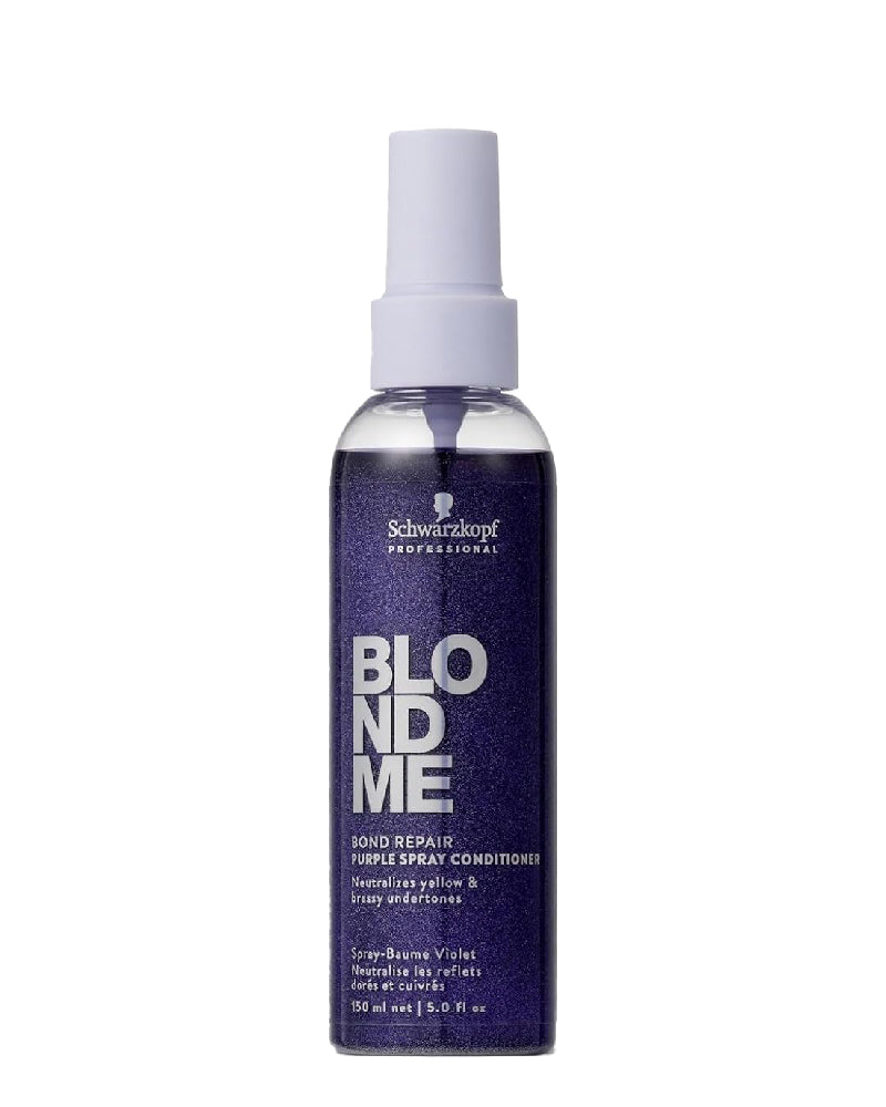 Schwarzkopf BlondMe Bond Repair Purple Spray Conditioner 5 oz