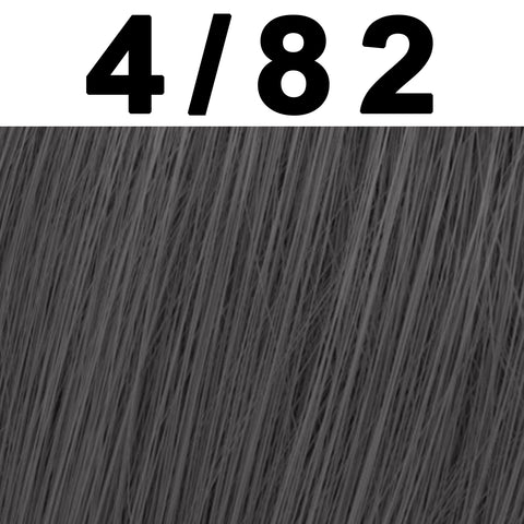 Wella Professionals Koleston Perfect Me Permanent Hair Color - 4/82 Medium Brown/Blue Matte