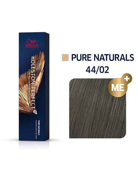 Wella Professionals Koleston Perfect Me Permanent Hair Color - 44/02 Intense Medium/Naturall Matte