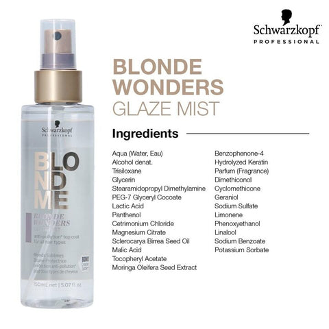 Schwarzkopf Blondme Blonde Wonders Glaze Mist 5.9 oz