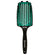 Goomee Straight and Curly Hair Detangler Brush  Detangling Brush with Nylon and Boar Bristles for Soft, Smooth, and Shiny Hair  Dry and Wet Detangle Brush with Vents for Fast Drying (Large, Green)
