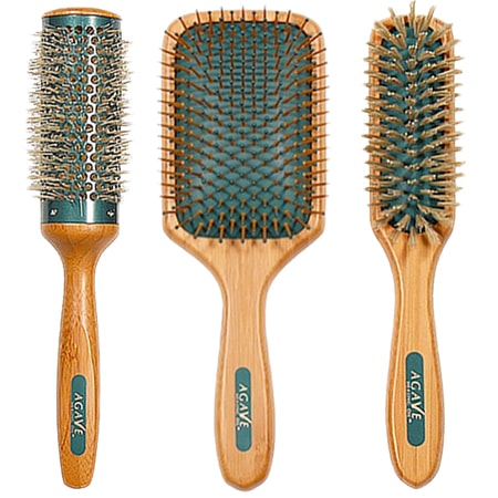 Agave Bamboo Round Brush - Large - United Hair Salon Supplies