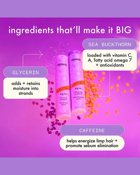 Amika Big Hit Volumizing Shampoo 9.2 oz