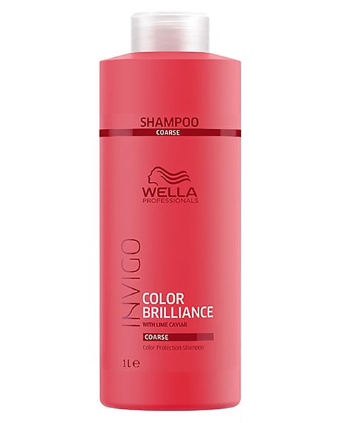 Wella Professionals Invigo Brilliance Shampoo Coarse  Hair 33.8oz / 1 Liter