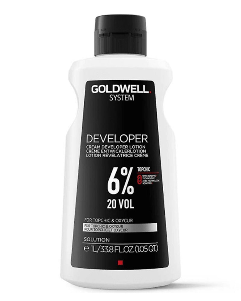 Goldwell System Cream Developer Lotion 33.8oz 10 Volume, 20 Volume, 30