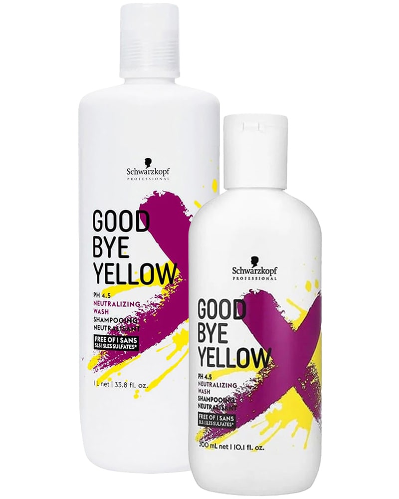 Schwarzkopf Goodbye Yellow Neutralizing Wash Shampoo for Sale