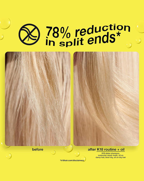 K18 Biomimetic Hairscience Molecular Repair Hair Oil .34 oz