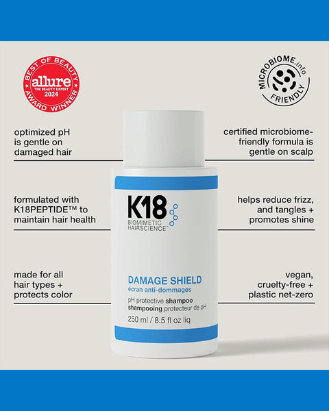 K18 Biomimetic Hairscience Damage Shield pH Protective Shampoo