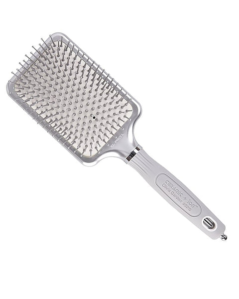 Olivia Garden Ceramic Ion XL Pro Paddle Brush w/ Ball Point Bristles - United Hair Salon Supplies