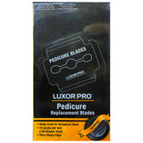 Luxor Pro Pedicure Replacement Blades 100/pk