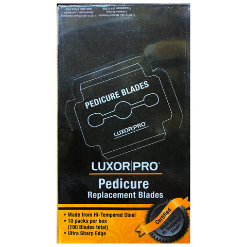 Luxor Pro Pedicure Replacement Blades 100/pk