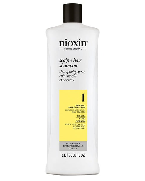 Nioxin Scalp + Hair Thickening System 1 Shampoo 1 Liter