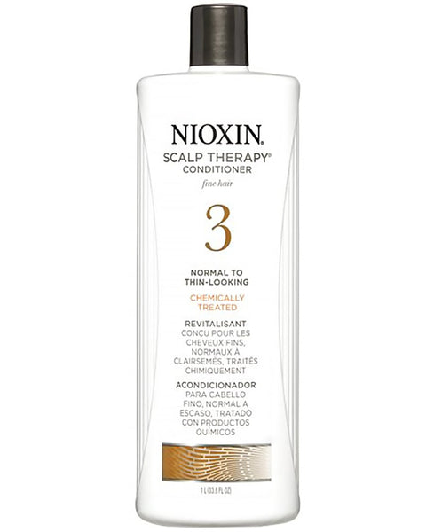 Nioxin System 3 Scalp Therapy Conditioner Normal to Thin-Looking Hair Chemically Treated Revitalisant 33.8oz