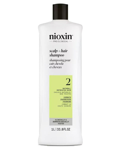 Nioxin Scalp + Hair Thickening System 2 Shampoo 1 Liter