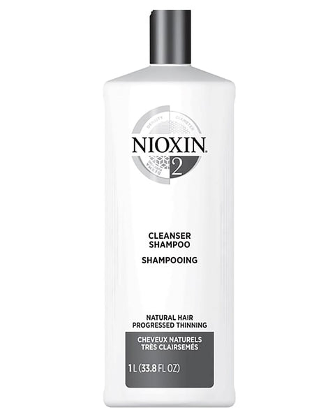 Nioxin System 2 Cleanser Noticeably Thinning Hair Shampooing 33.8oz
