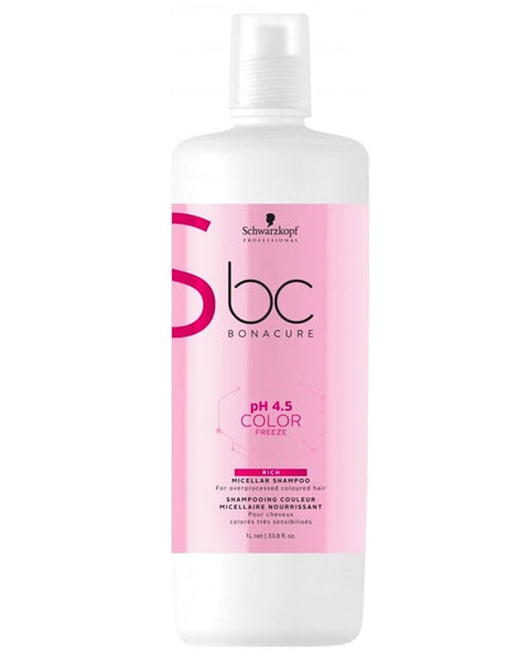 Schwarzkopf BC pH 4.5 Color Freeze Rich Micellar Shampoo 33.8oz / 1 Liter