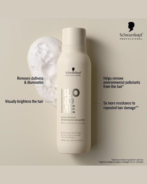 Schwarzkopf BlondMe Bond Repair Brightening Shampoo