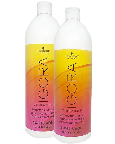 Schwarzkopf Igora Vibrance Activating Lotion 33.8oz 6 Volume, 13 Volume