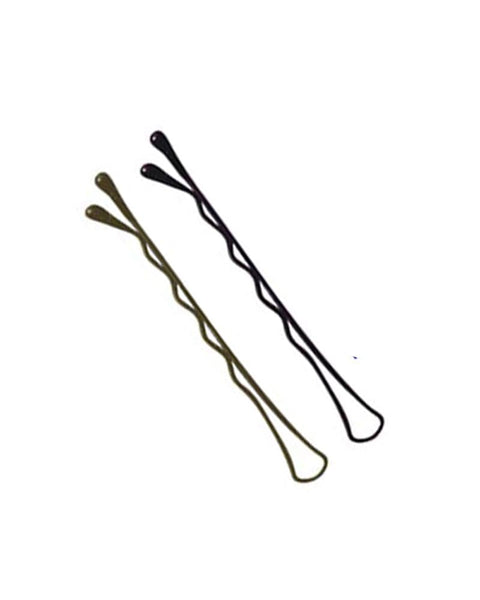 Burmax Soft N' Style 2" Bobby Pins-Black 1LB - United Hair Salon Supplies