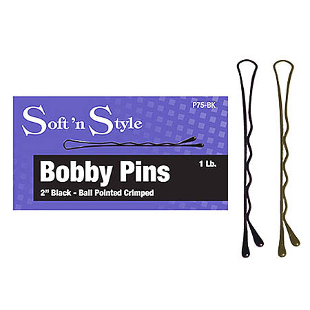 Burmax Soft N' Style 2" Bobby Pins-Blonde 1LB - United Hair Salon Supplies