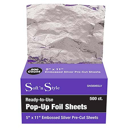 Foil Sheets, Silver, 5 x 11, 500 Count