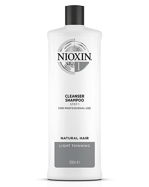 Nioxin System 1 Cleanser Normal to Thin-Looking Hair Shampooing 33.8oz