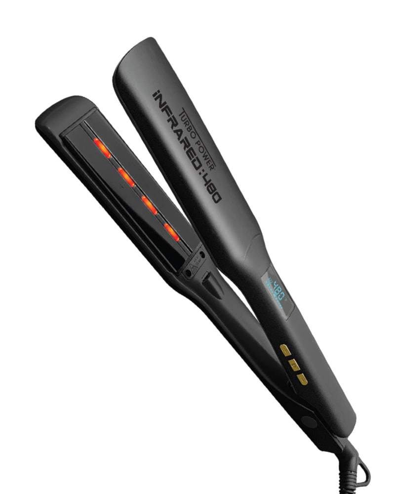 Turbo Power Infrared 480 Black Titanium Flat Iron
