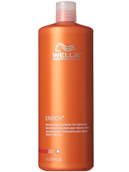 Wella Professionals Enrich Moisturizing Conditioner for Coarse Hair - 1 Liter (33.8 oz)
