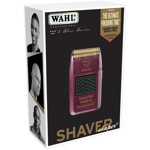 Wahl 5 Star Cord/Cordless Shaver/Shaper Red #8061-100